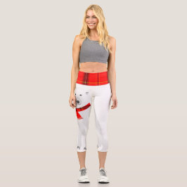White Wolf Pset Scarf en Waist Capri Leggings