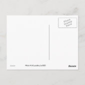 White Wolf schilderij van DiDi Briefkaart (Achterkant)