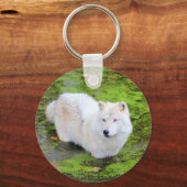 White Wolf Sleutelhanger (Voorkant)