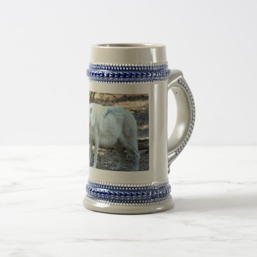 White Wolf Stein Bierpul (Voorkant rechts)