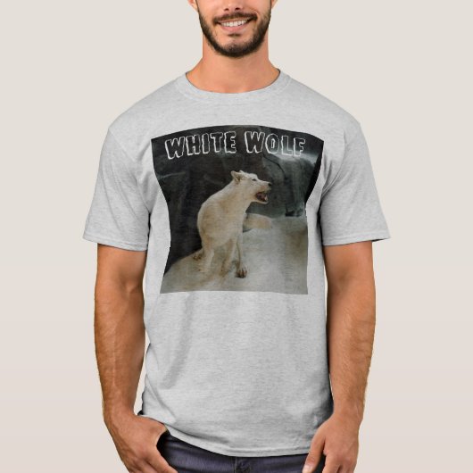 White Wolf T-shirt (Voorkant)