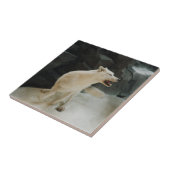 White Wolf Tegeltje (Zijkant)