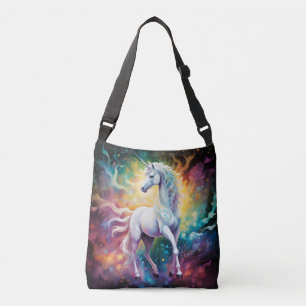 White Wonder: De Spectrale Witte Eenhoorn Crossbody Tas