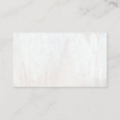 White Wood Carte de visite des icônes des médias s (Dos)