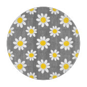 White Yellow Daisies Snijplank (Voorkant)