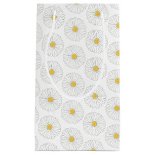 White Yellow Daisy Blossom Flower Garden Spring Klein Cadeauzakje