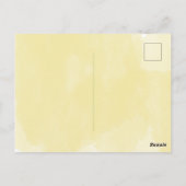 White Yellow Floral Daisies Vrijgezellenfeest Briefkaart (Achterkant)