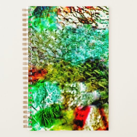 White yellow smooth planner,Calming texture joful (Devant)