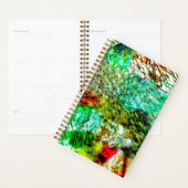 White yellow smooth planner,Calming texture joful Planner (Display)