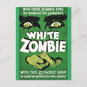 White Zombie -  film Briefkaart