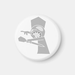 White Zombie King Magnet Magneet