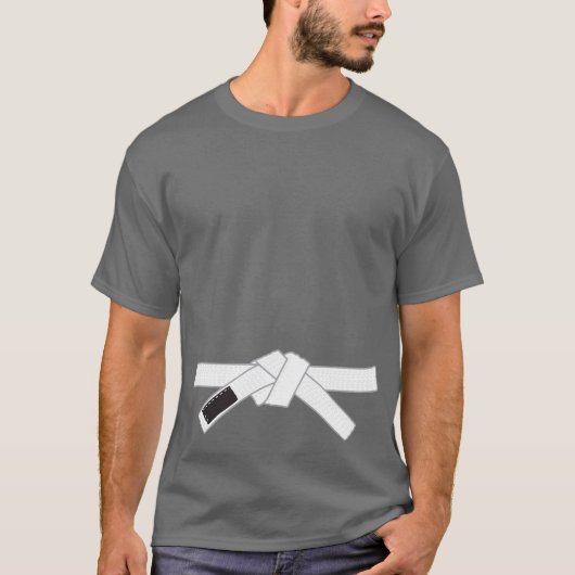 Whitebelt jiujitsu rank no-gi shirt (Voorkant)