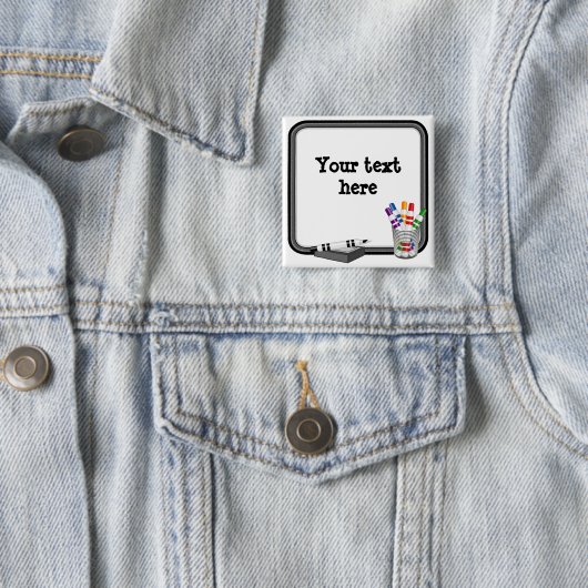 whiteboard vierkante button 5,1 cm (In situ)