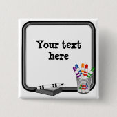  whiteboard vierkante button 5,1 cm (Voorkant)