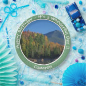 Whiteface Mountain, Adirondack Herfst Feest Items Papieren Bordje (Feest)