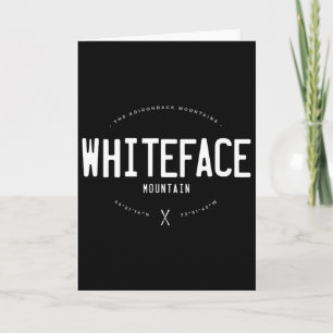 Whiteface Mountain New York Grafisch Oudroze Vinyl Kaart
