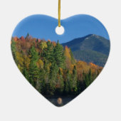 Whiteface Mountain over Little Cherrypatch Pond Keramisch Ornament (Achterkant)