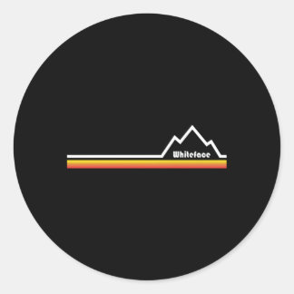 Whiteface Mountain Ronde Sticker
