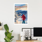 Whiteface Mountain Ski Print 1 (Thuiskantoor)