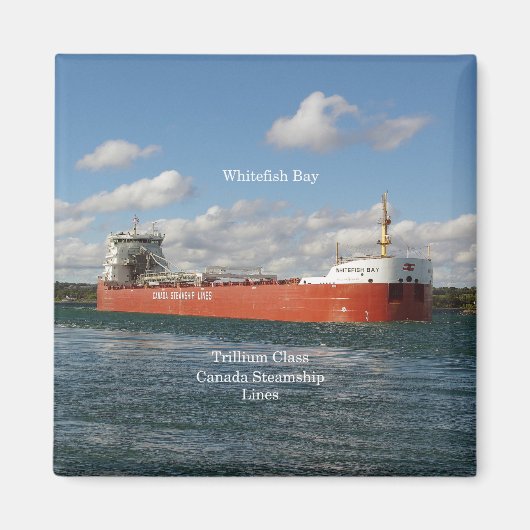 Whitefish Bay magnet Magneet (Voorkant)