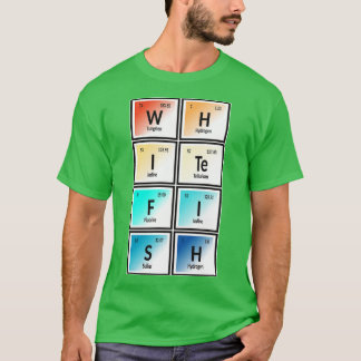 Whitefish City Periodiek Tabel T-shirt