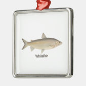 Whitefish Metalen Ornament (Links)