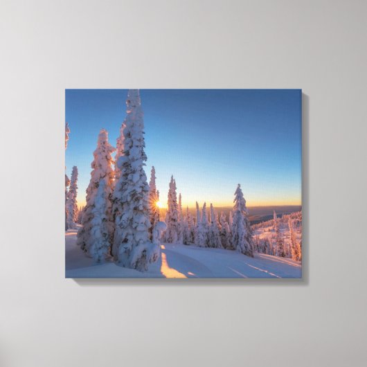 Whitefish, Montana Canvas Afdruk (Voorkant)