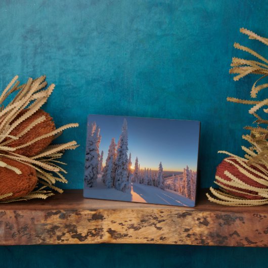 Whitefish, Montana Fotoplaat (Zijkant)