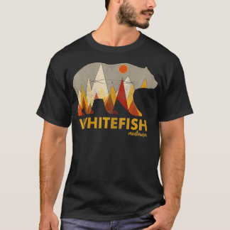 Whitefish Montana Glacier Nationaal Park Vakantie T-shirt