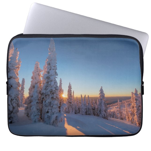 Whitefish, Montana Laptop Sleeve (Voorkant)