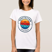 Whitefish Montana Skiing Snowboarding Family Ski T T-shirt (Voorkant)