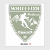 Whitefish Montana Sticker (Vel)