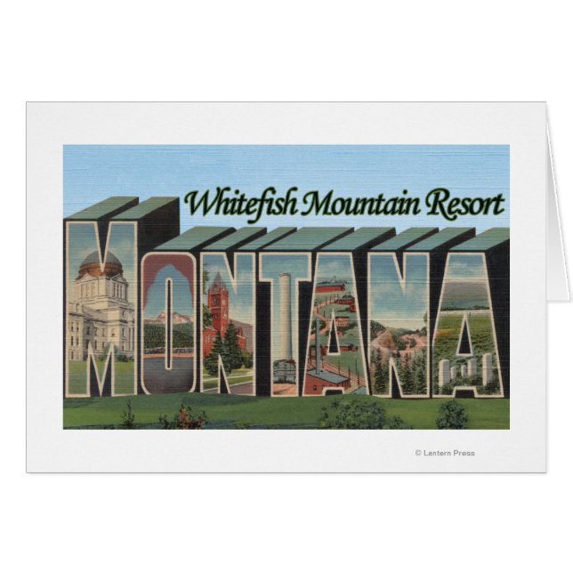 Whitefish Mountain Resort, Montana (Devant horizontal)