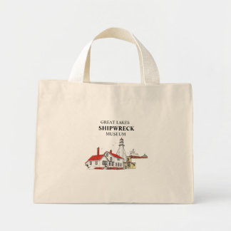 Whitefish Point Great Lakes Scheepswrak Museum Tot Mini Tote Bag