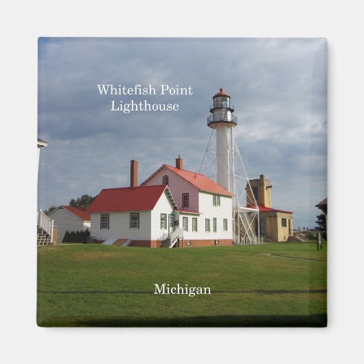 Whitefish Point Lighthouse magnet Magneet (Voorkant)