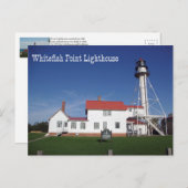 Whitefish Point Lighthouse-postkaart Briefkaart (Voorkant / Achterkant)