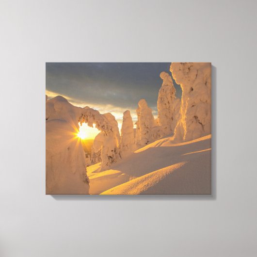 Whitefish Range | Whitefish, Montana Canvas Afdruk (Voorkant)