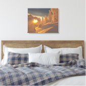 Whitefish Range | Whitefish, Montana Canvas Afdruk (Insitu (Slaapkamer))