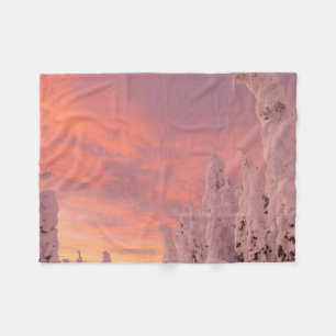 Whitefish Range Whitefish, Montana Fleece Deken