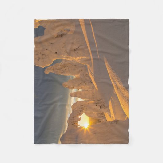 Whitefish Range | Whitefish, Montana Fleece Deken (Voorkant)