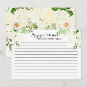 WhiteFloral Advice-Kaarten, gebeden, wensen Advieskaart (Voorkant / Achterkant)