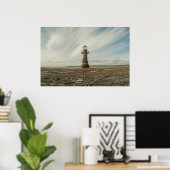 Whiteford Lighthouse, Gower Peninsula, South Wales Poster (Thuiskantoor)