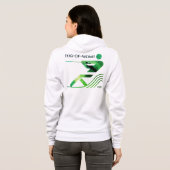 WhiteGreen Tugofwater Ladies Sweat - shirt à capuc (Dos entier)