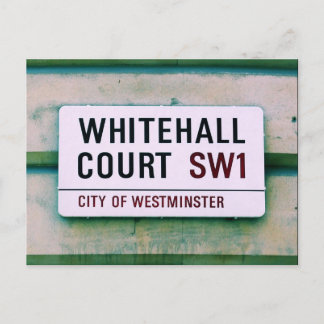 Whitehall Court - Westminster Sign Briefkaart