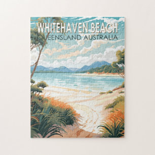 Whitehaven Beach Queensland Australië Reiskunst Legpuzzel