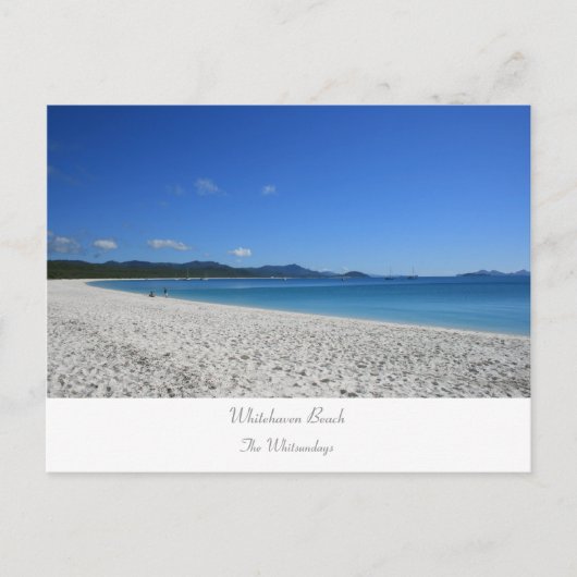 Whitehaven Beach, Queensland - Briefkaart (Voorkant)