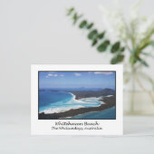 Whitehaven Beach, The Whitsundays, Australië Briefkaart (Staand voorkant)