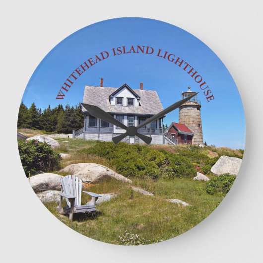 Whitehead Island Lighthouse Maine  Grote Klok (Voorkant)