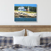 Whitehead Island Lighthouse Maine Toile enveloppée (Insitu(Chambre))