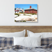 Whitehead Island Lighthouse Maine Toile enveloppée (Insitu(Chambre))